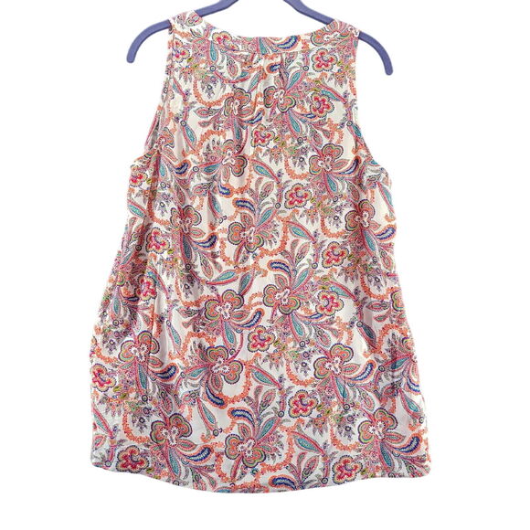 Ava Christine Womens Tank Top Multi-Color Size Small 100% Rayon Sleeveless - Picture 2 of 12